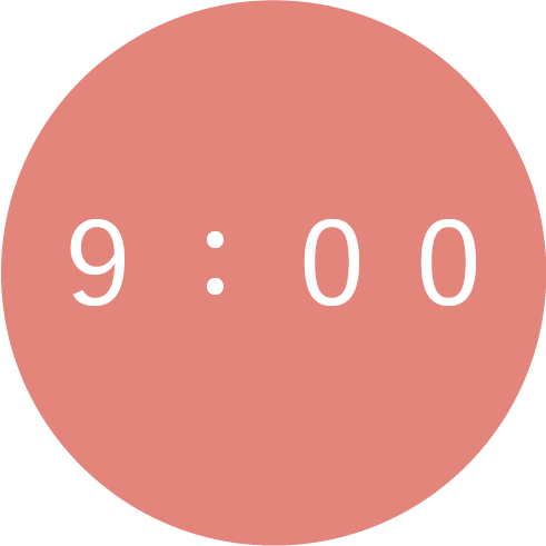 9：00